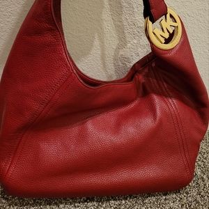 Michael Kors MK Red Hobo